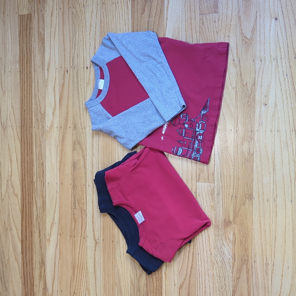 Hanna Andersson Train Long Sleeve Shirt Bundle